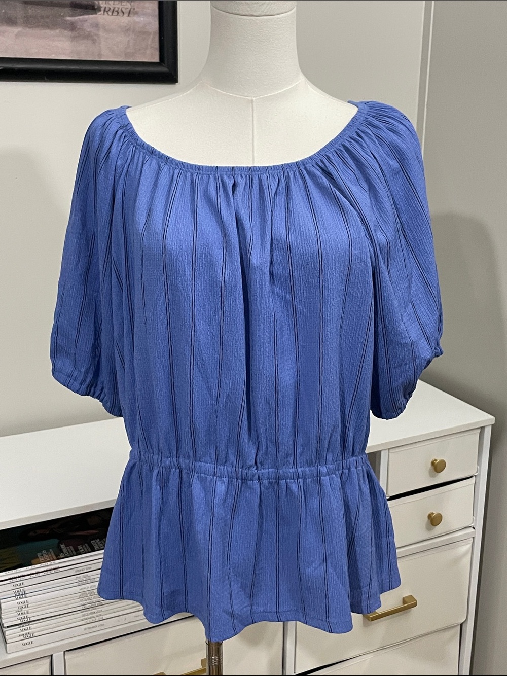 Nine West Peplum Blouse (XL)